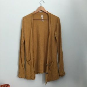 O’Neill Mustard Cardigan